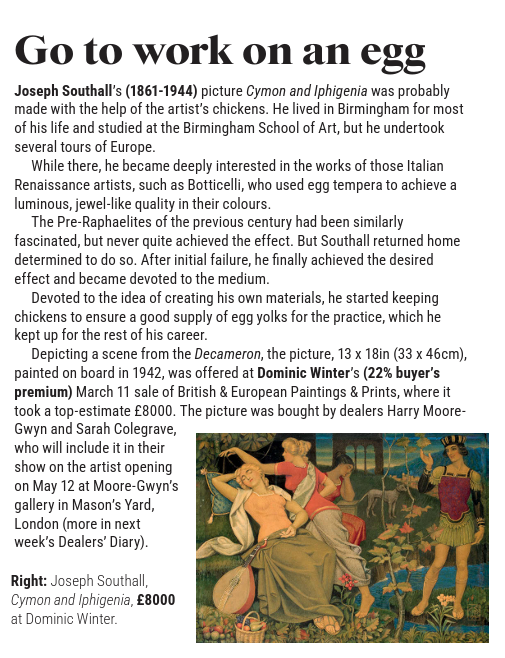 Antiques Trade Gazette, Joseph Southall